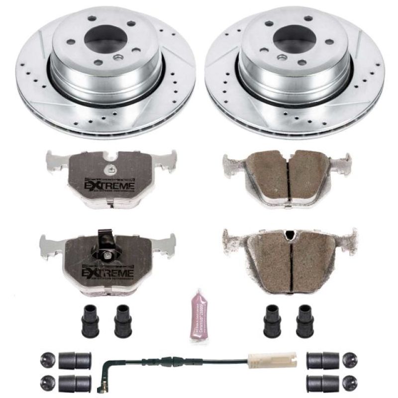 Power Stop 06 - 07 BMW 530xi Rear Z26 Street Warrior Brake Kit - My Store
