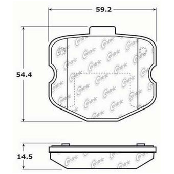 compare product StopTech Street Touring 06-09 Chevrolet Corvette Z06 Front Brake Pads