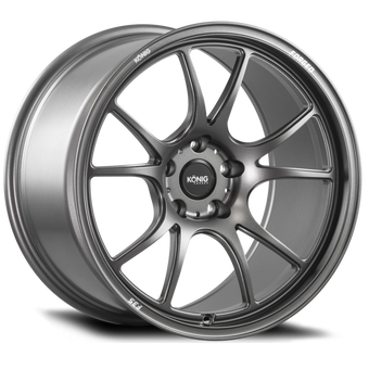 compare product Konig Forged F3S 17X10 5X114.3 ET43 Satin Charcoal Knurled Bead
