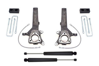 compare product MaxTrac 04-18 Nissan Titan 2WD 4in/2in MaxPro Spindle Lift Kit w/MaxTrac Shocks