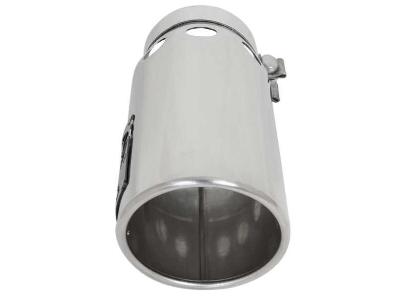 aFe Power Intercooled Tip Stainless Steel - Polished 4in In x 5in Out x 12in L Bolt - On - My Store