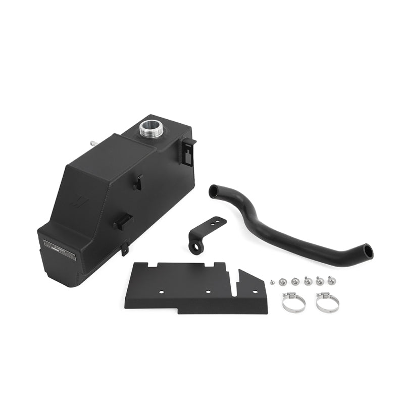 Mishimoto 11 - 19 Ford 6.7L Powerstroke Aluminum Degas Tank - Micro - Wrinkle Black - My Store