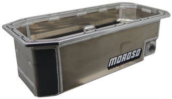compare product Moroso AJPE TFX 96/TFX 2000/TFX 2002 Dragster Wet Sump 7in Aluminum Oil Pan
