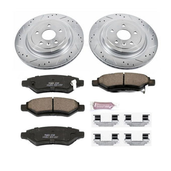 compare product Power Stop 08-14 Cadillac CTS Rear Z23 Evolution Sport Brake Kit