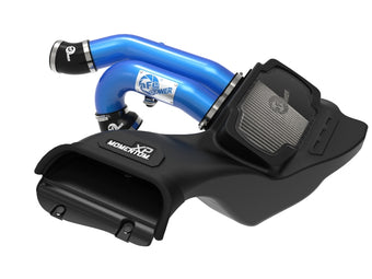 compare product aFe 21-22 Ford F-150 Raptor V6-3.5L(tt) Momentum XP Cold Air Intake System Blue w/ Pro Dry S Filter