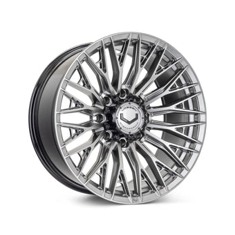 compare product Vossen HFX-6 22x10 - 8x170 - ET-18 - Super Deep Face - 125.1 - Hyper Gunmetal Wheel