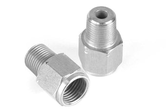 compare product Haltech M10 x 1.0 to 1/8 BSPT Adaptor - Stainless Steel