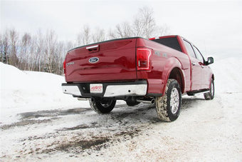 compare product MBRP 2015 Ford F-150 5.0L 3in Cat Back Dual Split Side Exit AL Exhaust System