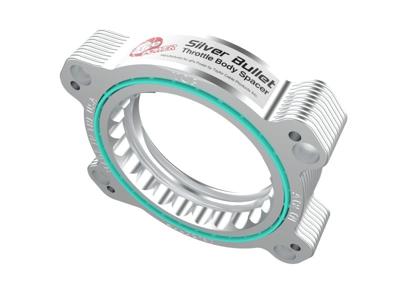 aFe 2020 Vette C8 Silver Bullet Aluminum Throttle Body Spacer Works w/ Factory Intake Only - Silver - My Store