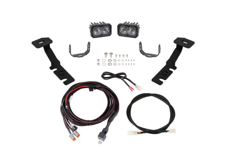Diode Dynamics 19 - 25 Toyota RAV4 C2 2.0 LED Ditch Light Kit - Sport White Combo/Driving - My Store