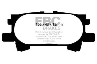 compare product EBC 04-07 Lexus RX330 3.3 Greenstuff Rear Brake Pads
