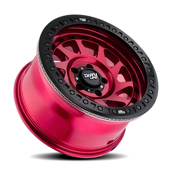 compare product Dirty Life 9313 Enigma Race 17x9 / 6x139.7 BP / -12mm Offset / 106mm Hub Crimson Candy Red Wheel