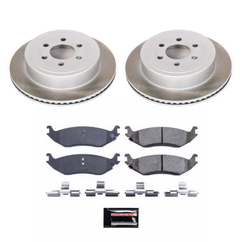 compare product Power Stop 2003 Dodge Durango Rear Semi-Coated Rotor Kit