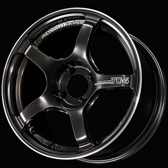 compare product Advan TC4 16x7.5 / +35 Offset / 4x100 / 63mm Bore / Black Gunmetallic and Ring