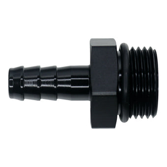 compare product DeatschWerks 10AN ORB Male to 3/8in Male Triple Barb Fitting (Incl O-Ring) - Anodized Matte Black
