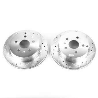 compare product Power Stop 10-17 Chevrolet Equinox Rear Evolution Drilled & Slotted Rotors - Pair