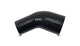 Vibrant 1.75in ID x 2in ID Gloss Black Silicone 45 Degree Transition Elbow - My Store