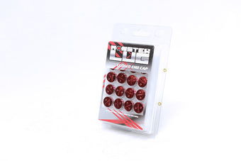 compare product Wheel Mate Monster Lug Nut Caps - Orange 14x1.50