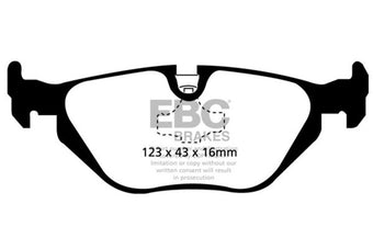 compare product EBC 96-98 BMW Z3 1.9 Redstuff Rear Brake Pads
