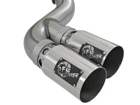 aFe Rebel XD 4in SS Down - Pipe Back Exhaust w/Dual Polished Tips 17 - 18 Ford Diesel Trucks V8 - 6.7L(td) - My Store