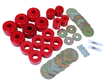 compare product Energy Suspension 03-09 Toyota 4Runner/GX470 / 07-14 FJ Cruiser Red Body Mount Bushing Set