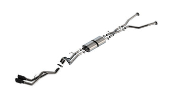 compare product Borla 22-24 Toyota Tundra 3.4L V6 (Inc. Hyb.) Ext. Cab/STD Bed/145.7in WB S-Type Cat-Back - Blk Chrm