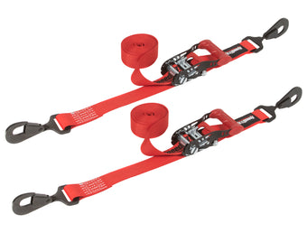 compare product SpeedStrap 1 1/2In x 10Ft Ratchet Tie-Down (2 Pack) - Red