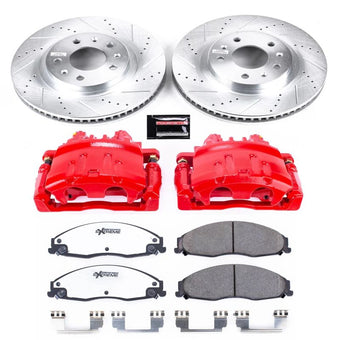 compare product Power Stop 03-07 Cadillac CTS Front Z26 Street Warrior Brake Kit w/Calipers