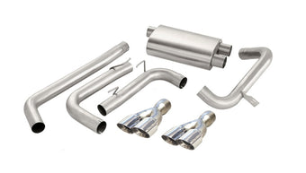compare product Corsa 1998-2002 Chevrolet Camaro Convertible Z28 5.7L V8 LS1 Polished Sport Cat-Back Exhaust