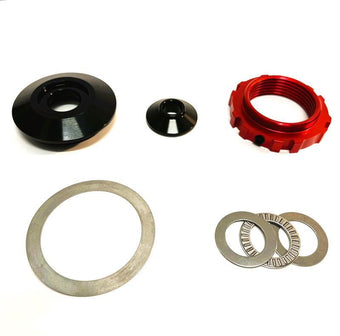 compare product QA1 2.205-8 TPI Coilover Conversion Kit 2.5in ITT Strut - Red Anodized Nut