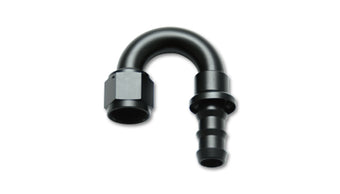 compare product Vibrant -4AN Push-On 180 Deg Hose End Fitting - Aluminum