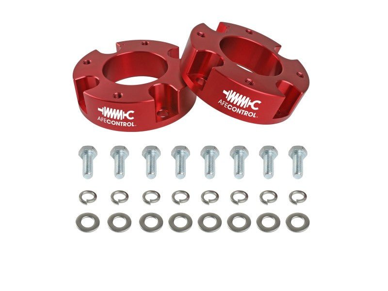 aFe CONTROL 1.875 IN Leveling Kit 22 - 23 Toyota Tundra - Red - My Store