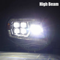 AlphaRex 05 - 11 Toyota Tacoma NOVA LED Projector Headlights Plank Style Black w/Activation Light/DRL - My Store