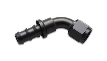 compare product Vibrant Push-On 60 Degree Hose End Elbow Fitting Size -10AN