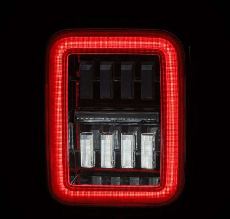 AlphaRex 19 - 24 Jeep Gladiator JT Nova - Series Prismatic LED Tail Lights - Chrome - My Store