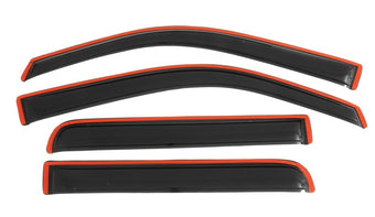 compare product AVS 09-14 Ford F-150 Supercrew Ventvisor In-Channel Front & Rear Window Deflectors 4pc - Smoke