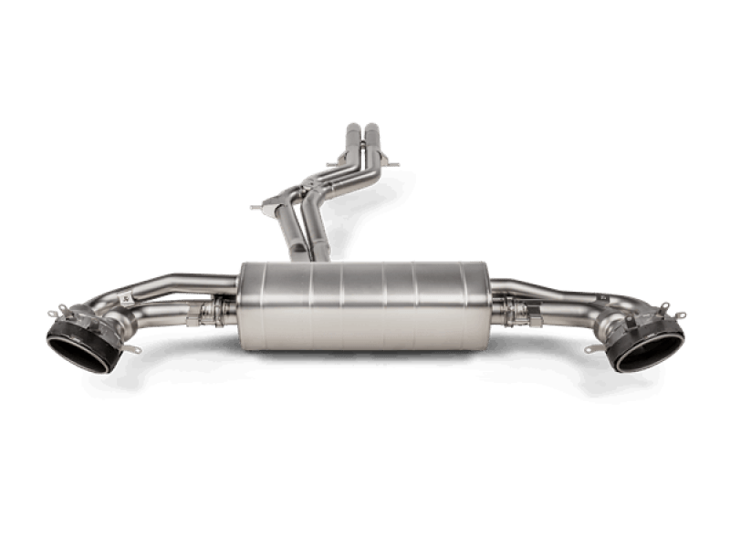 Akrapovic 2020+ Audi RS Q8 (M4) Evolution Line Cat Back (Titanium) w/Carbon Fiber/Titanium Tips - My Store