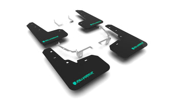 compare product Rally Armor 13-17 Subaru Crosstrek XV Black UR Mud Flap w/Teal Altered Font Logo
