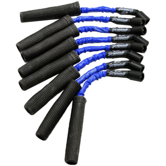 compare product Granatelli 99-23 GM LS2/LS3/LSA/LS7/LS9 Hi-Perf Coil-Near-Plug Conn Kit w/Blue Jacket/Blk Sleeve