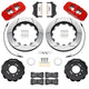 Wilwood 99 - 02 Nissan Skyline Aerolite 6R Front BBK w/ 14.00in Slotted Rotors & Flexlines - Red - My Store