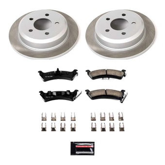 compare product Power Stop 93-98 Jeep Grand Cherokee Rear Semi-Coated Rotor Kit