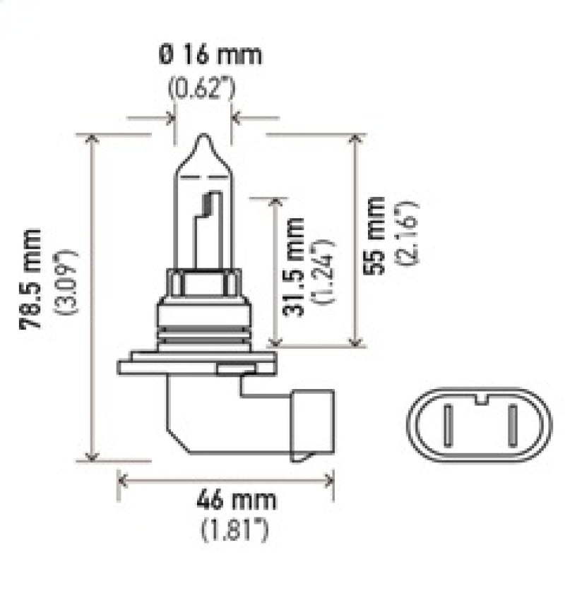 Hella Optilux HB3 9005 12V/65W XY Xenon Yellow Bulb - My Store