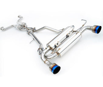 compare product Invidia 09+ FX35 2/4WD Gemini Rolled Stainless Steel Tip Cat-back Exhaust