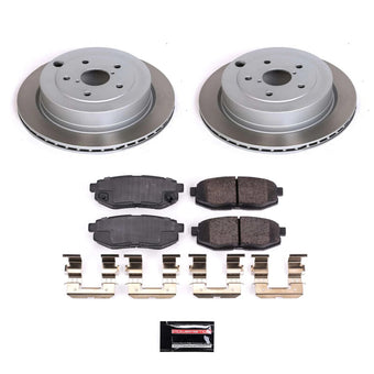 compare product Power Stop 08-14 Subaru Tribeca Rear Semi-Coated Rotor Kit