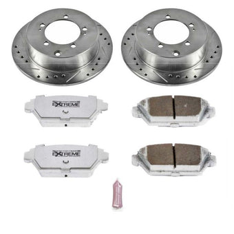 compare product Power Stop 90-94 Eagle Talon Rear Z26 Street Warrior Brake Kit