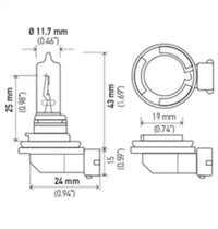 Hella Bulb H9 12V 65W PGJ19 - 5 T4 - My Store