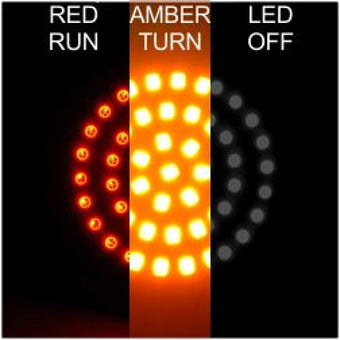 compare product Letric Lighting Bullet Style Switchbacks Red/Amber