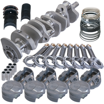 compare product Eagle Chevy 454 4.250in Crank 6.385in I-Beam Rods 43cc Dome 4.280in Pistons Rotating Assembly