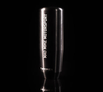 compare product NRG Universal Shift Knob - Heavy Weight - Mad Mike Signature Short Shifter - Black Chrome