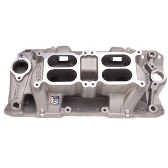 compare product Edelbrock Performer RPM Dual-Quad Air-Gap for Small-Block Chevy